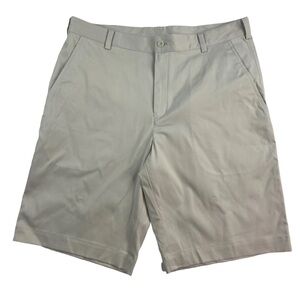 Nike Golf Shorts Dri Fit Tour Performance Beige Flat Athletic Mens Size 36